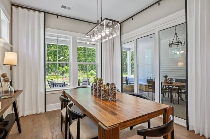 Dining Room Opening to Porch - Charleston SC