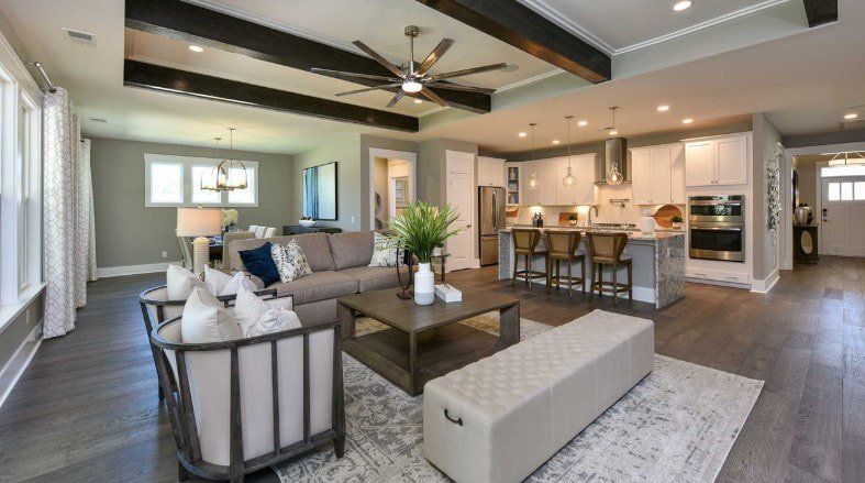 Cresswind Charleston Kolter Mulberry Model Open Living Area