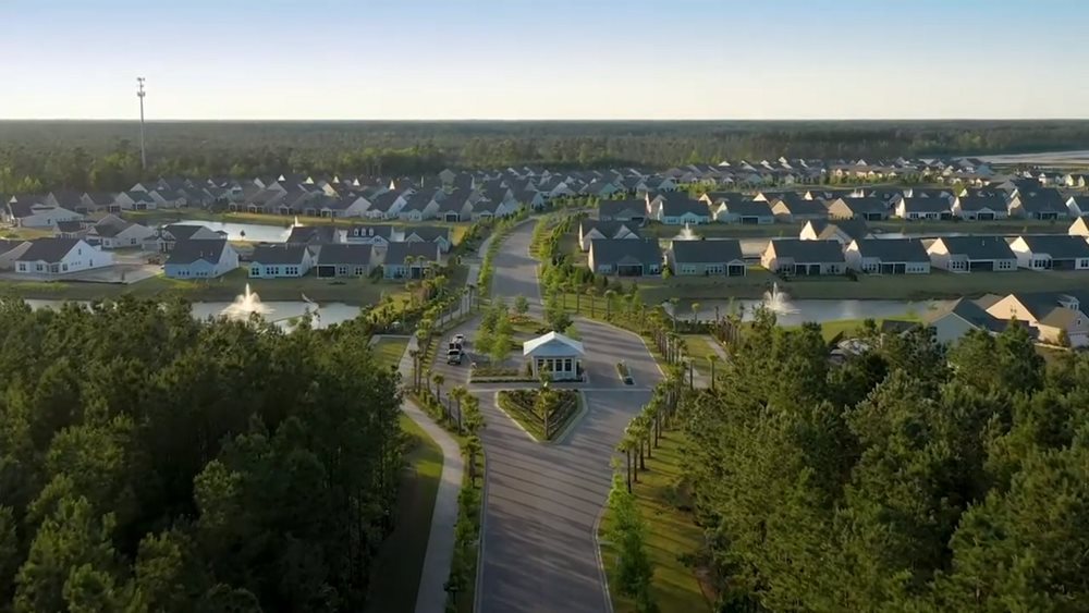 Del Webb Nexton Entrance Aerial