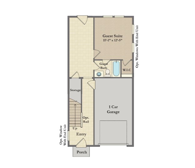 Park Circle Station North Charleston Dan Ryan Builders Floorplan Flex Space