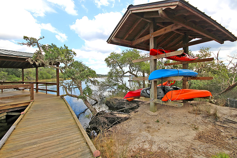 Poplar Grove Charleston SC Dock Kayak View