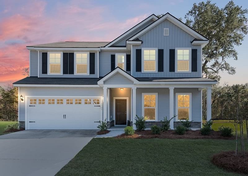 Bradford Pointe Centex New Home Model Exterior Summerville SC