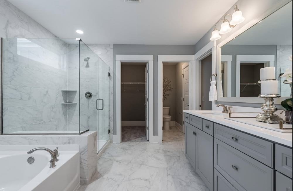 Oakfield Pulte Woodward Model Master Bathroom