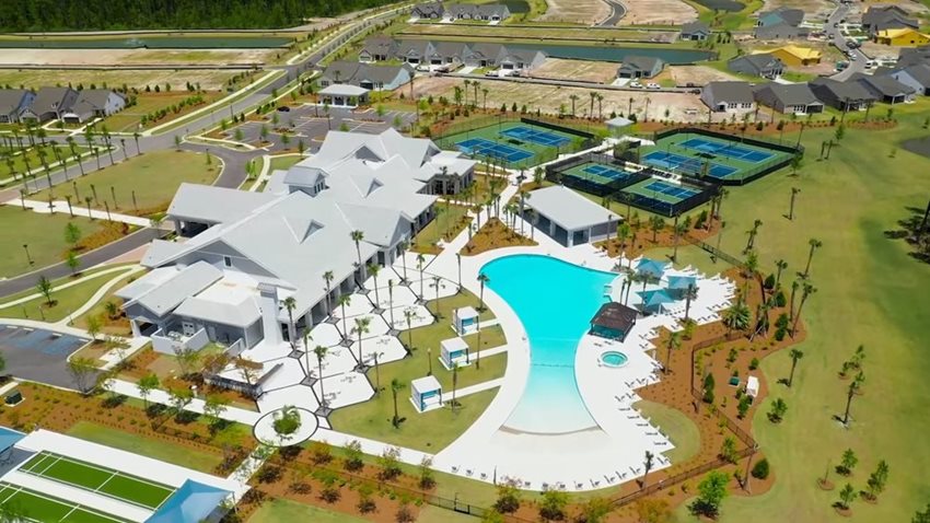 Del Webb Nexton Summerville SC Amenity Center Aerial