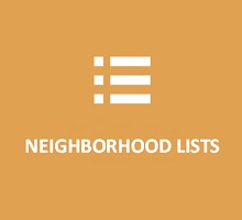 Neighborhood Lists Orange Button