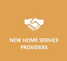 New Home Service Providers Orange Button