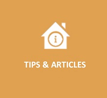 Tips and Articles Orange Button